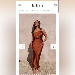 Size 12 Rust Bridesmaid Dress